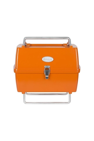 Turuncu Prtk Mangal Taşınabilir Katlanabilir Portatif Çift Taraflı Alüminyum Döküm Kömürlü Outdoor Piknik Tasarım Ödüllü Grill Table Barbekü Diğer
