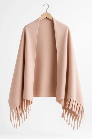 Softiva Polar Omuz Şalı 70x180 Cm Unisex Kışlık Şal Pudra Çok Renkli