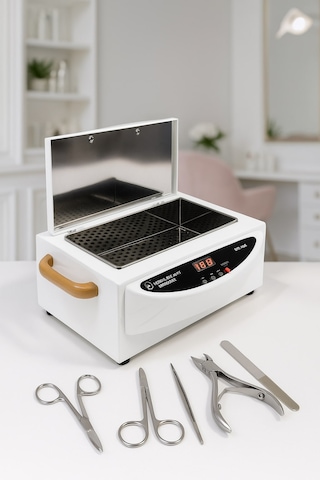 Sanitizing Box Yüksek Isılı Steril Cihazı Alet Dezenfeksiyon Sterilizasyon Makinesi Tırnak Manikür Pedikür Pens