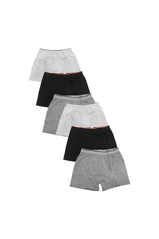 Sedef Yıldızı Iç Giyim Erkek Likralı Pamuklu Boxer Don 6 Lı Paket