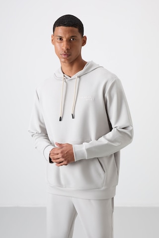 Tommy Life Taş Pamuklu Kalın Yumuşak Dokulu Comfort Fit Nakışlı Erkek Eşofman Takım - 85255 Taş Rengi Taş