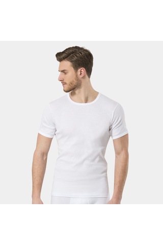 Türen Erkek Ribana O Yaka Fanila 2'li Paket 102/beyaz Beyaz