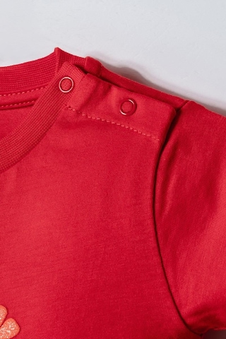 U.S. Polo Assn. U.s. Polo Assn Kız Bebek 2 Li Şort T-şhirt Takım Nar Çiçeği-2273 Nar Çiçeği