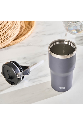 Karaca Star Ice Çelik Sızdırmaz Termos 550 ML Gri