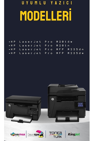 Hp Cf283x Uyumlu Toneri 2'li Paket/M201 / M225