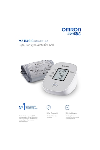 Omron M2 Basic Üst Koldan Ölçer Dijital Tansiyon Aleti