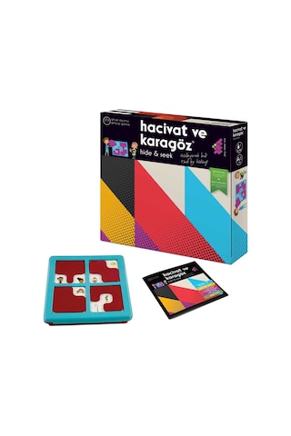 Hacivat ve Karagöz Hide & Find Zeka ve Akıl Oyunu 3+ Yaş 1+ Oyuncu