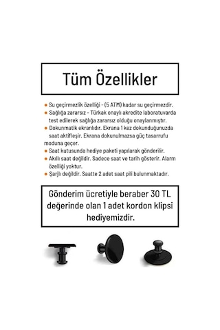 Çocuk Kol Saati Led Dokunmatik Su Geçirmez Doremon Lacivertt - 499200843 Siyah
