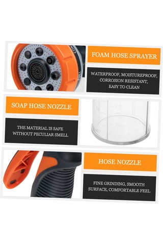 Qianfan Bahçe Sulama Başlığı Ayarlanabilir Hortum Başlığı