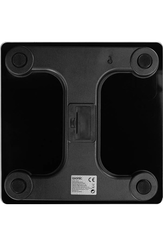Asonic Bs260 Siyah 260x260 Mm Dijital Bluetooth Baskül 2 Aaa Pil li