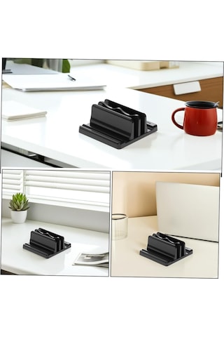 Şık Dikey Dizüstü Bilgisayar Stand Bilgisayar Braketleri Kitap Raf Tutucu Ayarlanabilir Okuma Stand Masa Organizatör