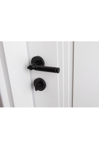 Siyah Parçalı Wc Kapı Kolu Ön - Arka Takım