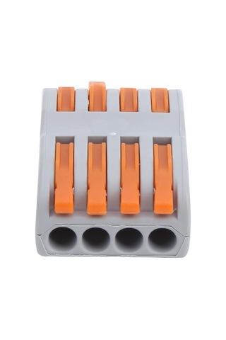 Hombey 10 Adet Kompakt Kablolu Bağlayıcı, Levye Somunlu Terminal排 Spl-4, Hızlı Bağlantı Tipi, Ateş Engellli Pc, 32a Akım, 0.08-4.0mm² Teli Uyumlu