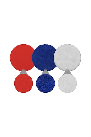 Geeroyoo 7 Parçalı Araç Cilalama Seti: Kendinden Yapışkanlı Yün Pedler Ve Temizleme Fırçası İle Evde Araç Bakımı