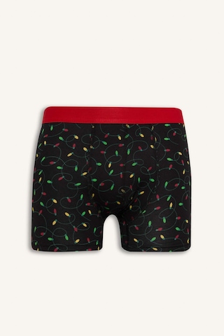Defacto Erkek Yılbaşı Temalı Boxer E0044ax24cwbk81 Siyah