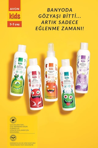 Avon Kids Mango Kokulu Saç Açıcı Sprey 200 ML
