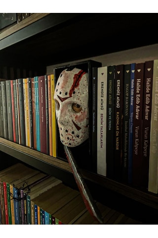 Hayatvesanat 13.cuma / Jason Voorhes / Kitaplık Figürü / Kitap Tutucu / Kolleksiyon / Hediye / 21 Cm