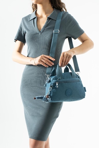 Baginn Kadın Postacı Çanta 27 17 Cm El Çantası 571 Collection Klinkır Hafif Yağmur Geçirmez Kumaş Mavi