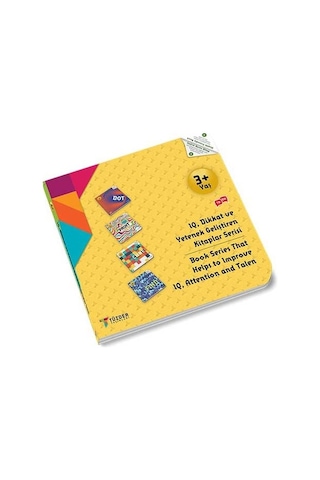 4'lü Set Dot-paint-cube-find / Iq Dikkat Ve Yetenek Geliştiren Kitaplar