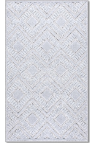 Draco Doğal Pamuklu 2'li Banyo Paspas & Halı Seti 60x100 50x60 Grey Gri