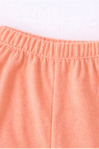 For My Baby Fitilli Kumaş 2 Li Kız Bebek Takım Şortlu Yazlık Pembe3