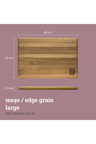 Lüks Kesme Tahtası Meşe Large