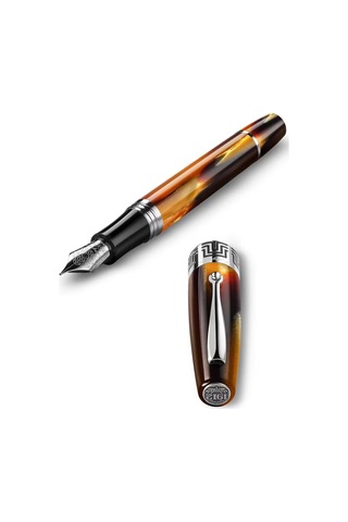 Montegrappa Extra 1930 Turtle Brown Dolma Kalem - M Uç Isexf3cw Kahverengi