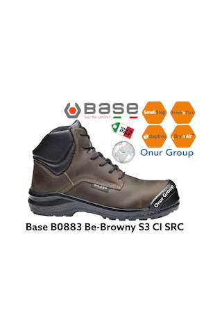 Base B0883 Be-Browny Top S3 CI SRC İtalyan İş Güvenliği Botu