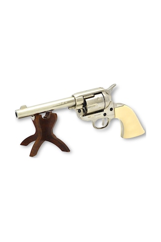 Denix Dekoratif Fildişi Arabulucu Tabanca 5½" 30,5 Cm , Amerika 1873 Peacemaker Revolver