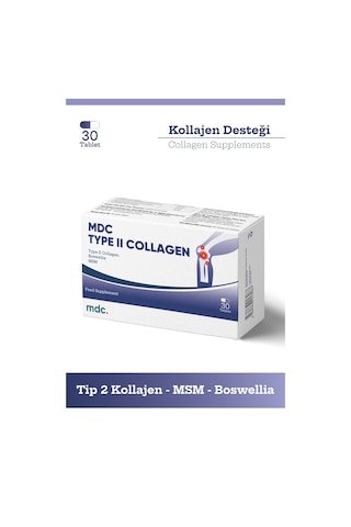 Mdc Tip 2 Kolajen+Msm+Boswellia 30 Tablet
