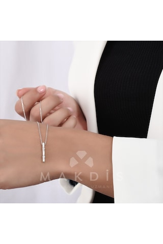 0.05 Karat I Pırlanta Kolye - Hrd Sertifikalı