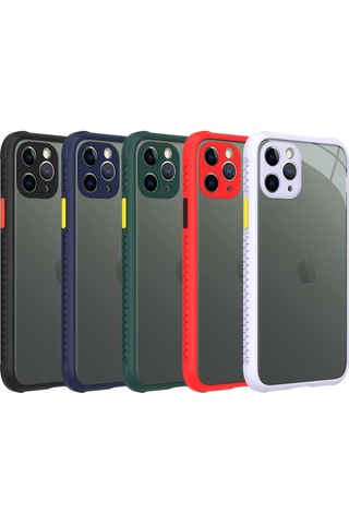 Apple Uyumlu iPhone 11 Pro Kılıf Zore Kaff Kapak-Siyah