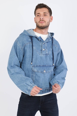 Keepout Erkek Jean Sweatshirt Mavi 001
