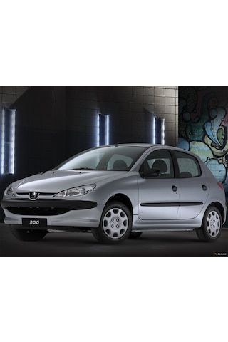 Peugeot 206 1998-2007 Sağ Dış Dikiz Ayna Camı Elk Isıtmalı 8151GF
