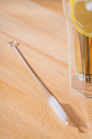 Acar 7 Parça Cam Pipet Ve Temizleme Fırçası 21 Cm Şeffaf