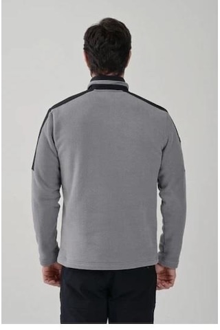Exuma Half Zıp Erkek Polar 2412004-grey Gri
