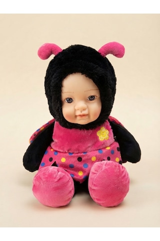 Peluş Bebek Yüzlü Arı 40 Cm Pembe - Siyah