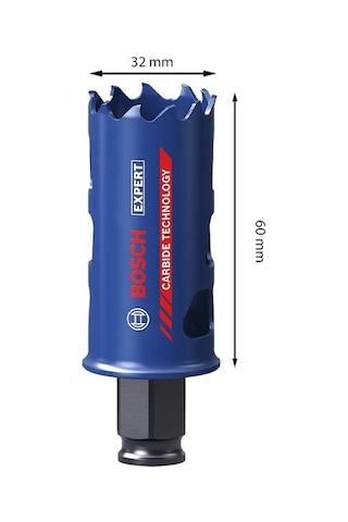Bosch 32 Mm Expert Sert Malzemeler İçin Panç 2608900422