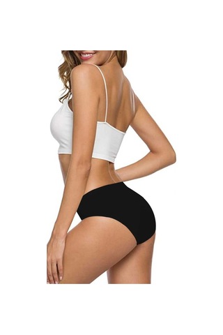 8 Adet Kadın Dikişsiz Lazer Kesim Esnek İz Yapmayan Külot S4 L-xl Çok Renkli