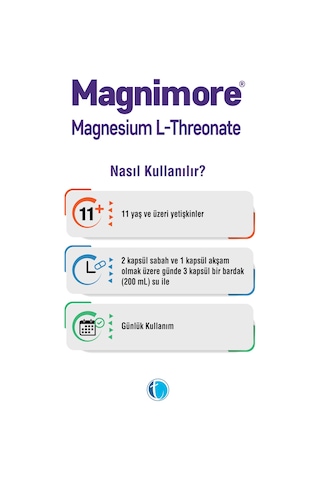 Magnimore Magnesium L-Threonate 60 Kapsül