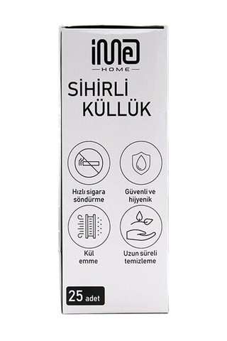 İm Home İm -1845 Tek Kullanımlık Jel Sihirli Küllük 25 Adet