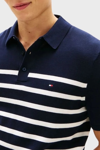 Tommy Hilfiger Erkek Polo Yaka T Shirt Mw0mw37396 0a4 Lacivert-beyaz Lacivert - Beyaz
