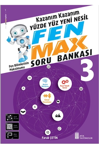 3.sınıf Yeni Nesil Türkçe - Fen Max Soru Bankası