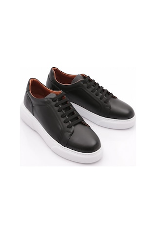 Dgn Tito Erkek Sneakers Ayakkabi Siyah Beyaz