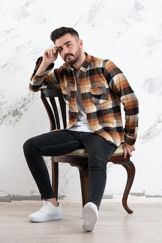 Advante Slimfit Çift Cep Erkek Oduncu Gömlek
