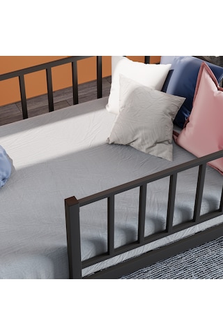 Montessori, Bebek Ve Çocuk Karyolası 90x190 Cm, Siyah