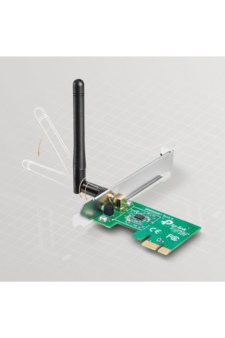 Tp-lınk Tl-wn781nd, 150mbps, 2.4ghz, 2dbi Anten, Pcı-express Wıreless Ethernet