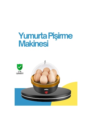 7 Yumurta Kapasiteli Yumurta Pişirme Makinesi Rafadan Orta Ve Katı Çok Renkli
