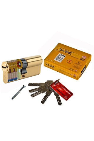 Kale 164 Bne Bilyalı Barel  68 Mm Çelik Kapı Kilit Göbeği Sarı