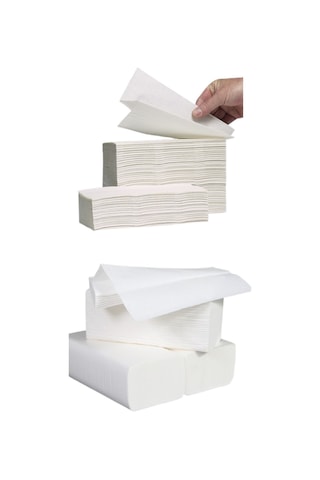 Z Katlama Havlu Peçete Dispenser 100 Lü 12 Paket